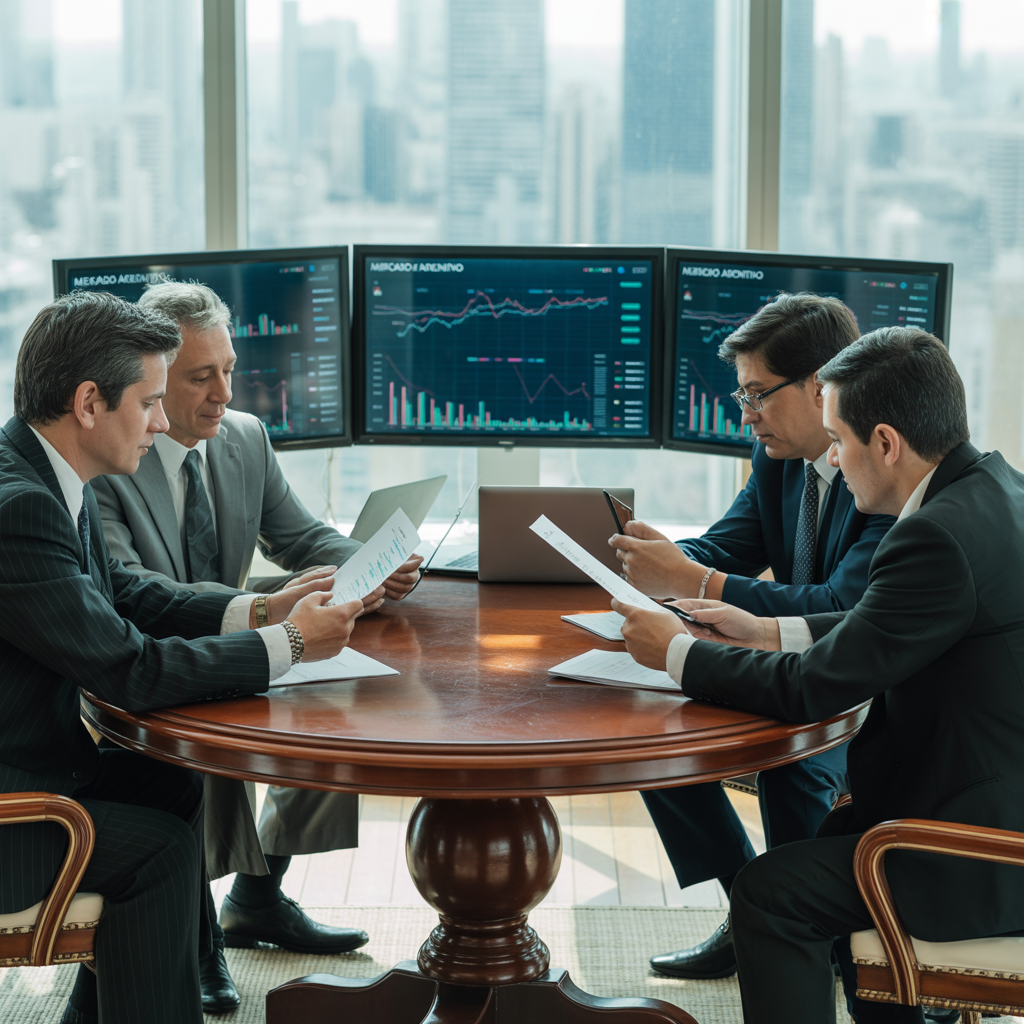 Equipo analizando estrategias